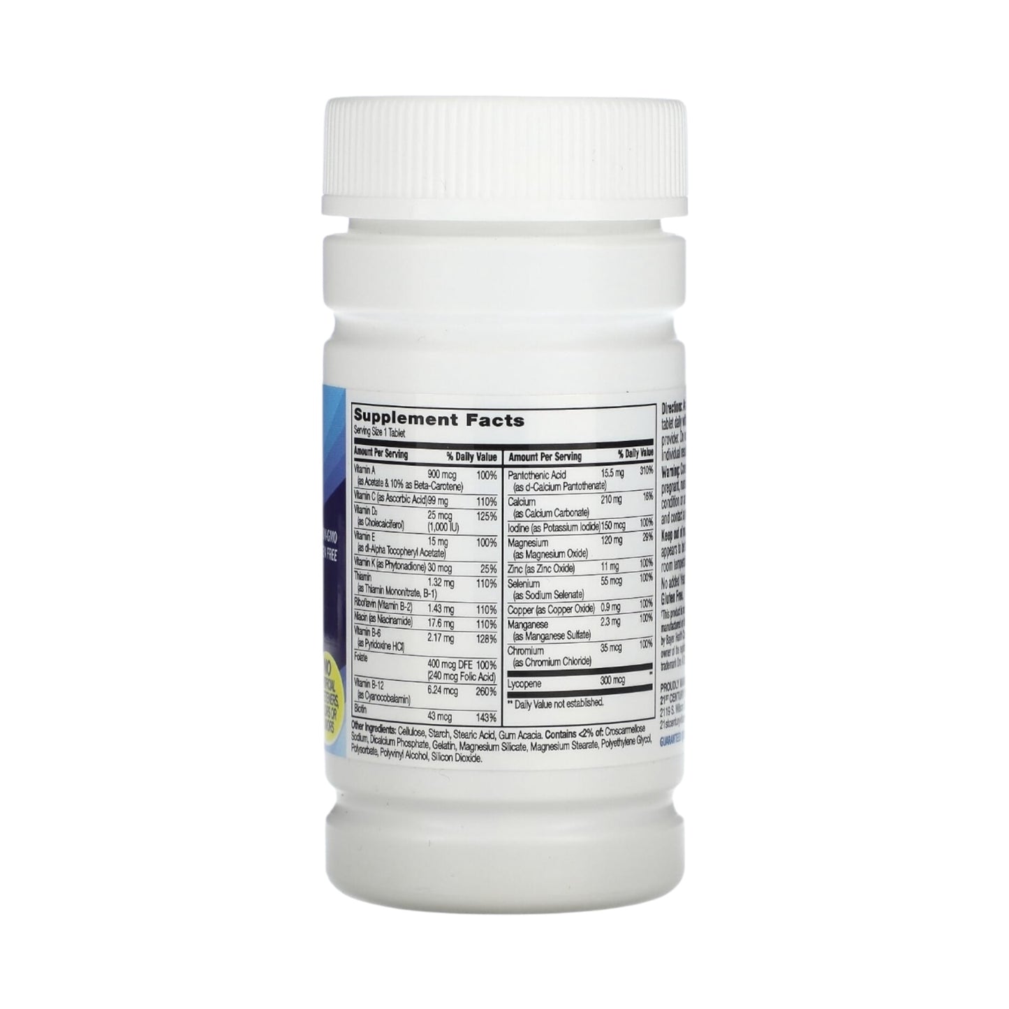 21st Century, One Daily, Men's Health, 100 Tablets