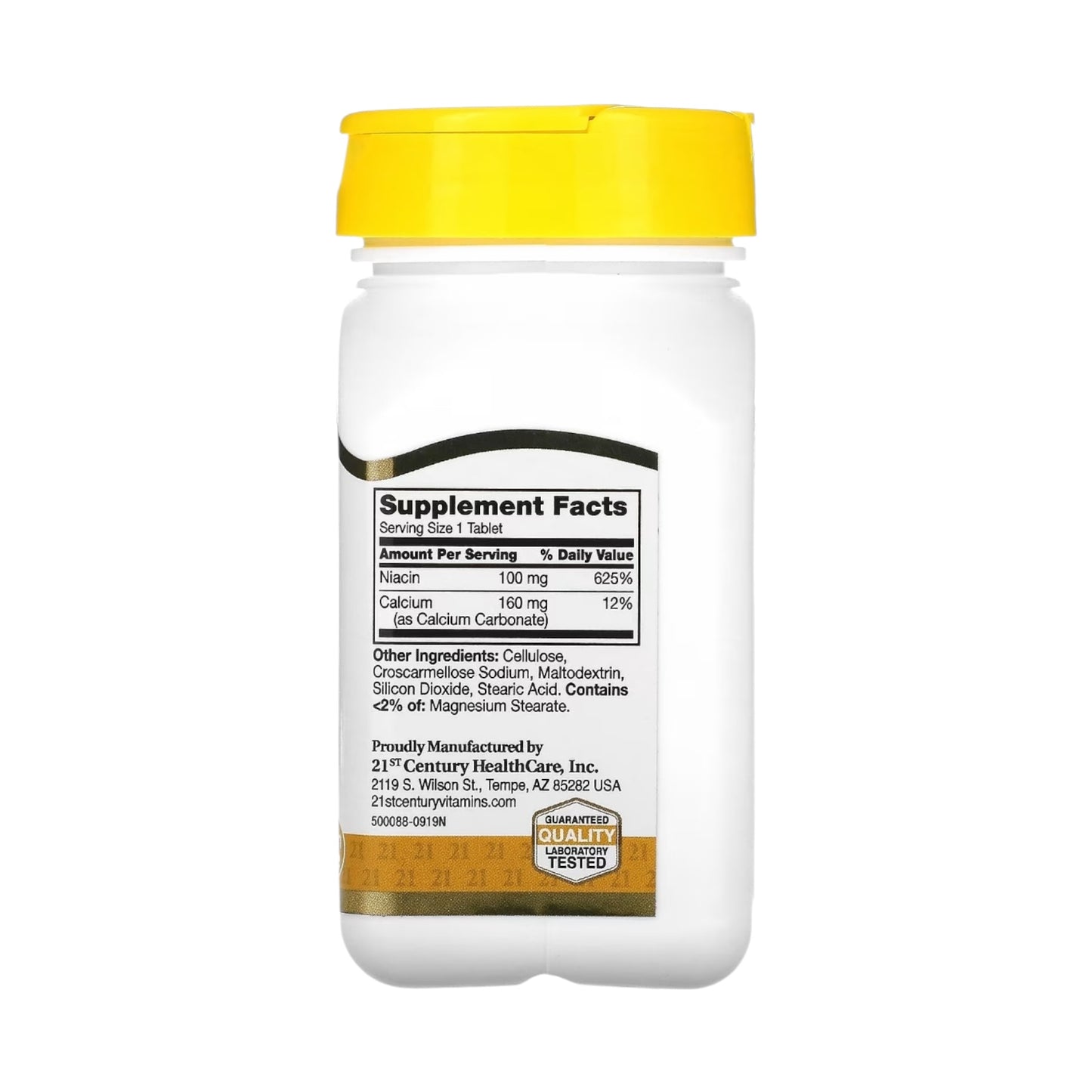 21st Century Niacin, 100 mg, 110 Tablets