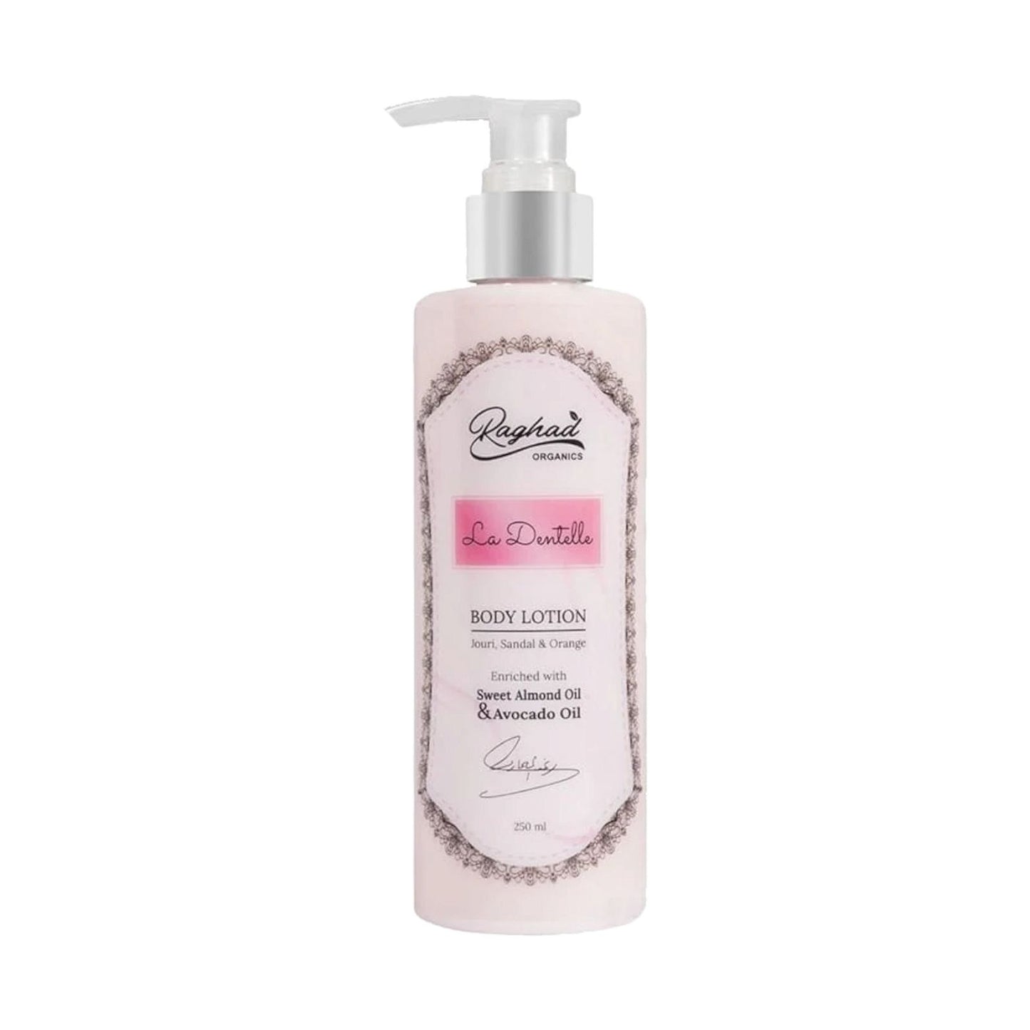 Raghad Organics La Dentelle Body Lotion 250ml - MELIA PHARMACY - MELIA PHARMACY