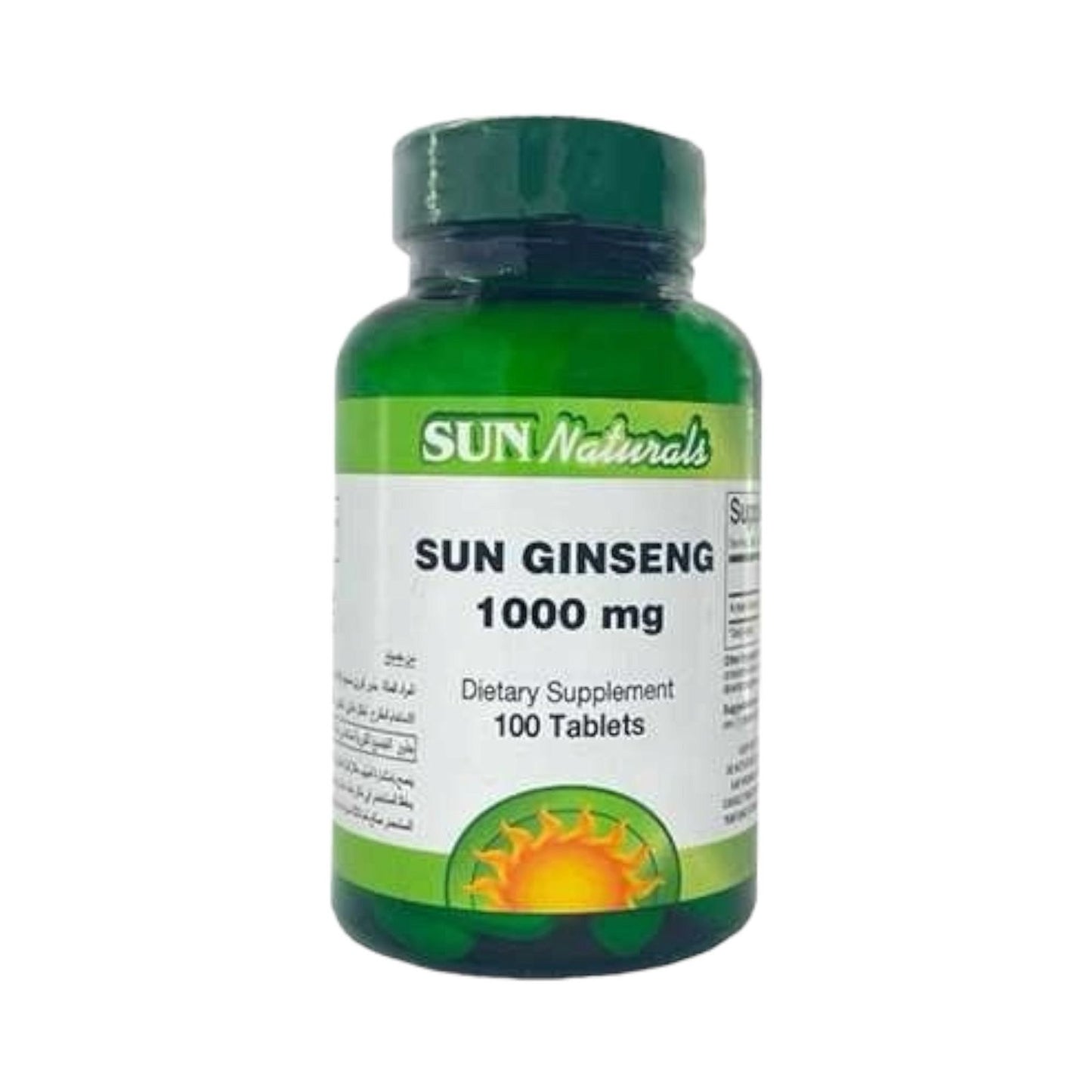 Sun Naturals Sun Ginseng 100Mg 100Tab - MELIA PHARMACY - MELIA PHARMACY
