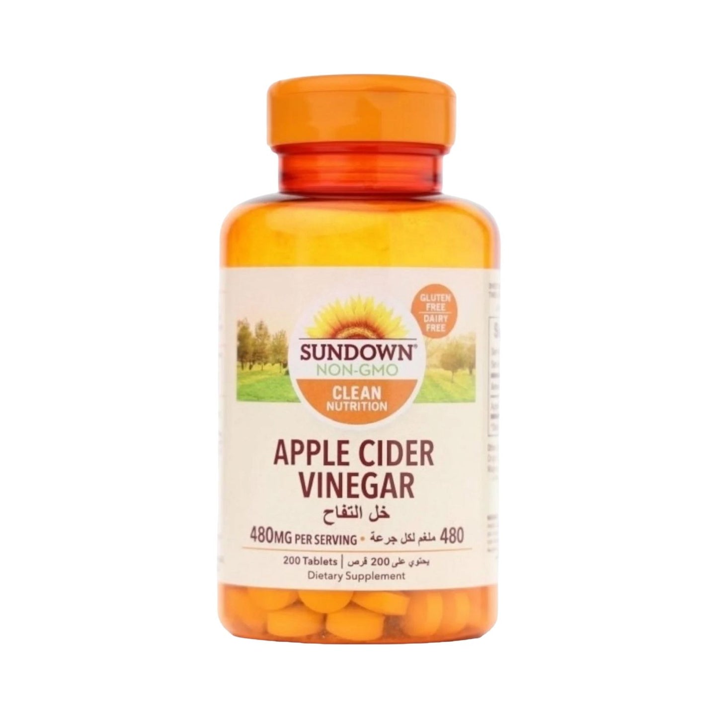 Sundown Apple Cider Vinegar Tab 200TAB - MELIA PHARMACY - MELIA PHARMACY