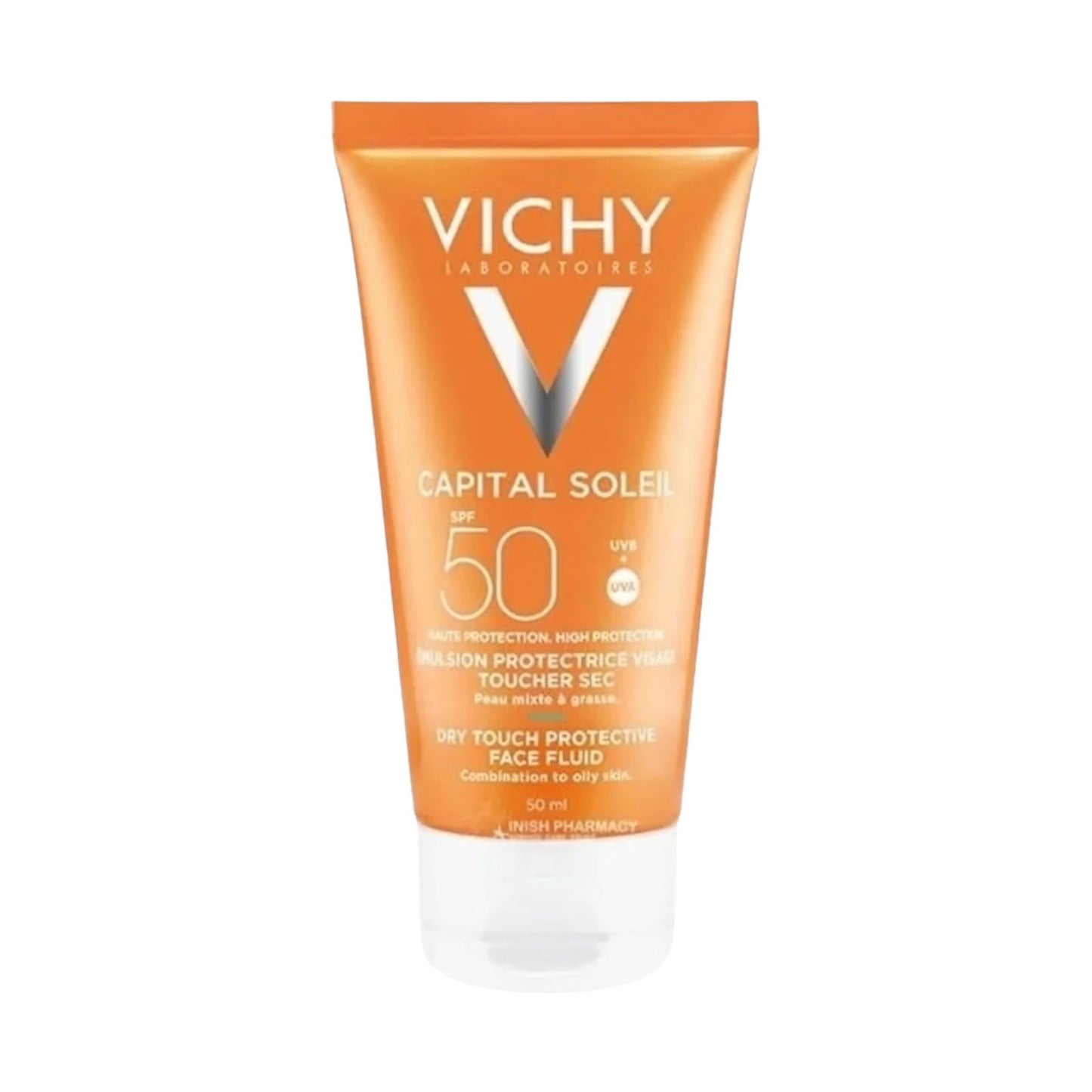Vichy Capital Soleil Dry Touch Anti Shine Sunscreen for Combination to Oily Skin SPF50 50ml - MELIA PHARMACY - MELIA PHARMACY