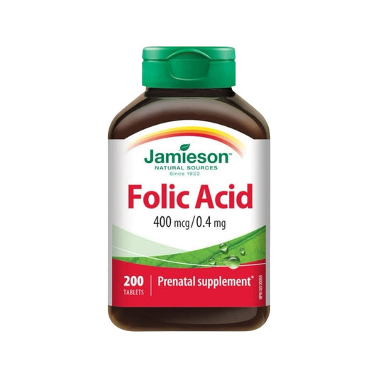 Jamieson Folic Acid 400Mcg/0.4Mg, 200 Tablet - MELIA PHARMACY - MELIA PHARMACY