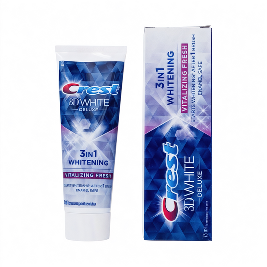 Crest 3D White معجون الأسنان
Deluxe Vitalizing Fresh Toothpaste
