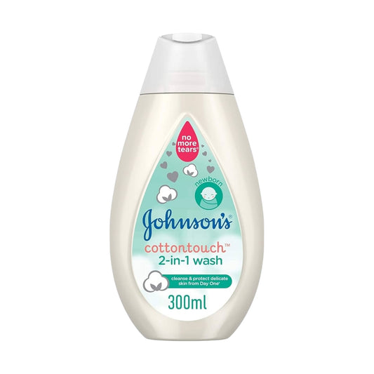 Johnsons غسول لجسم الاطفال
Cotton Touch 2 In 1 Wash 300 ml