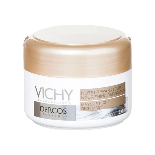 Vichy Dercos Nourishing Reparative Rich Mask 200Ml
