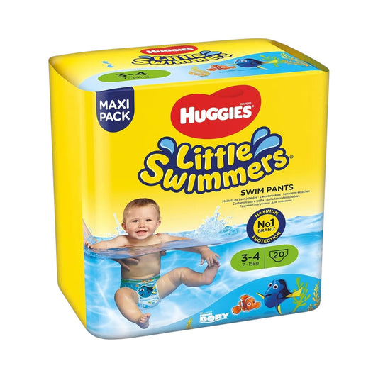 Huggies(Size 3-4, 7-15 Kg, 20 Little Swimmers Swim Pants)