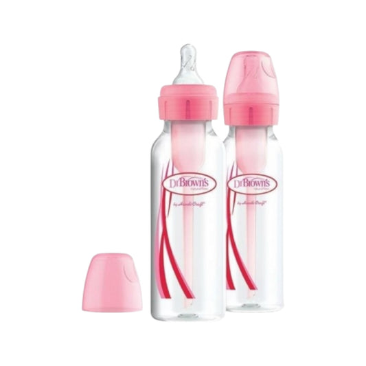 Dr Brown's Standard رضاعة الأطفال
Bottles 2 Pack 250ml - Pink