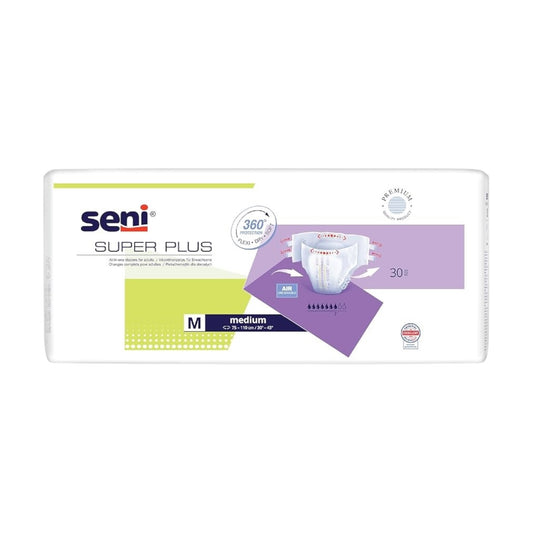 Seni Super Plus Adult Diapers Medium Size 30 Diapers