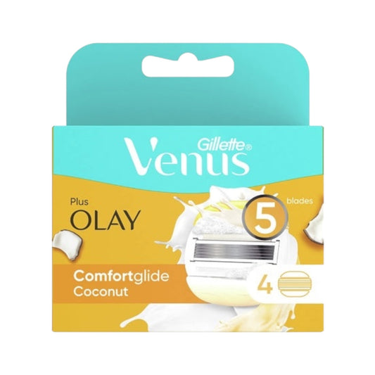 Gillette Venus Olay Comfortglide Coconut 4 Heads X 5 Blades Refills - MELIA-PHARMACY