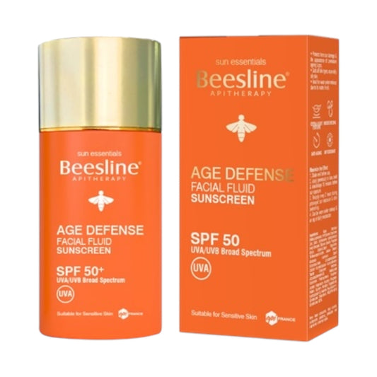 Beesline Age Defense Facial Fluid Sunscreen Spf 50+