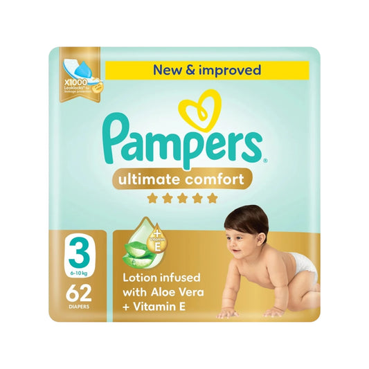 Pampers Ultimate Comfort Size 3 62 Diapers