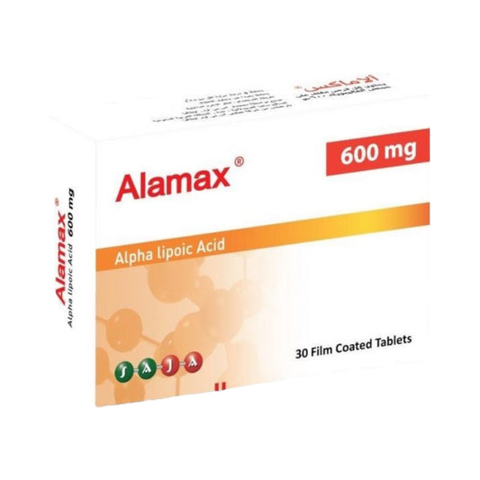 Alamax 600 mg مكمل غذائي للأعصاب
30 Tablets