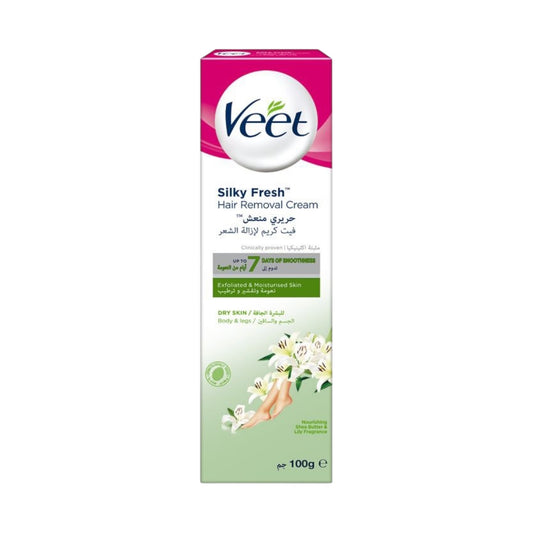 Veet Hair Removal كريم ازالة الشعر
Cream For Dry Skin 100g