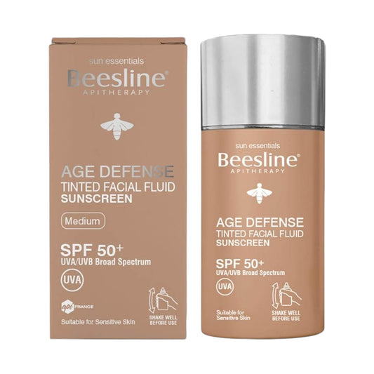 Beesline Age Defense Tinted Facial Fluid Sunscreen