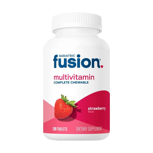 Fusion Bariatric Chewable Multivitamin Tablets for Obesity Strawberry Flavor 120 Tablets