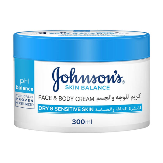 Johnsons Skin ترطيب البشرة والجسم
Balance Face & Body Cream 300ml