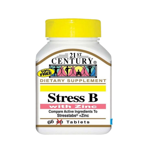 21st Century Stress B With Zinc 66 Tablet - MELIA PHARMACY - MELIA PHARMACY