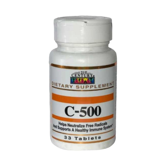 21st Century Vitamin C-500Mg 33Tab - MELIA PHARMACY - MELIA PHARMACY
