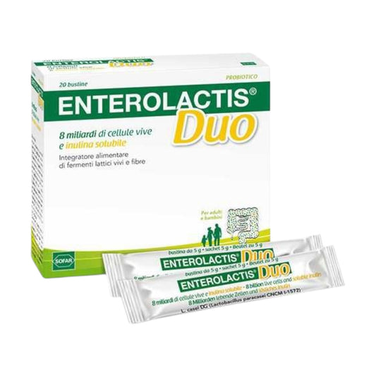 Enterolactis Bi-Probiotic 20 Sachets for Digestive Health