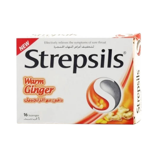Strepsils Warm Ginger 16 Lozenges