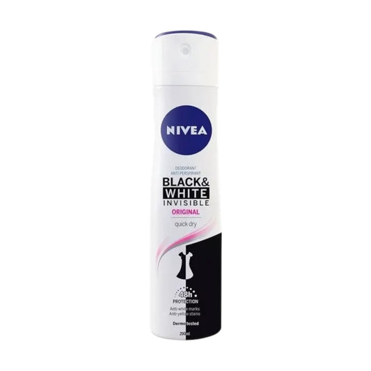 Nivea Women Black And White Invisible Spray Deodorant 150MI