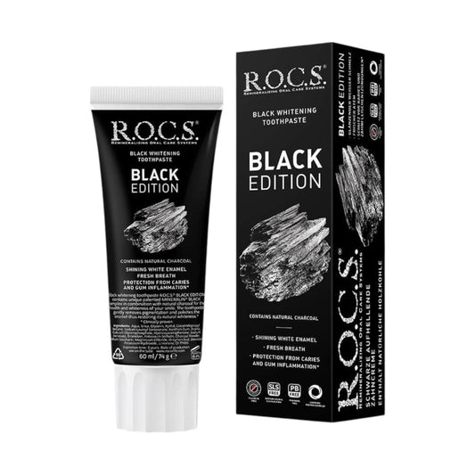 R.O.C.S. Toothpaste Whitening Black Edition