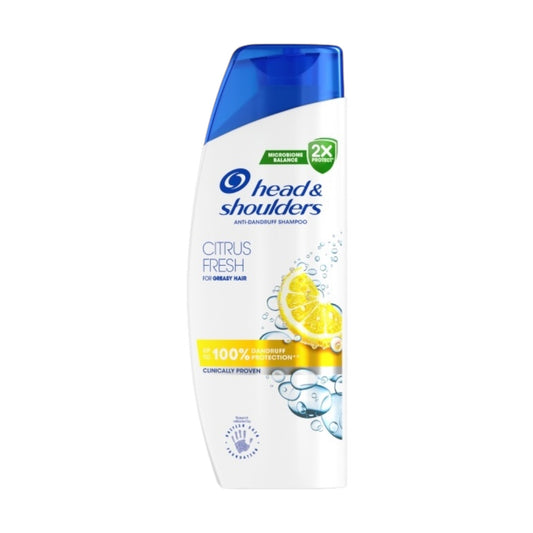 Head And Shoulders Citrus Fresh Shampoo For Greasy Hair 400MI
