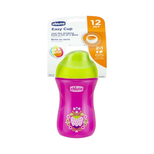 رضاعة الأطفال Chicco 12M+ Pink Easy Cup 266ml