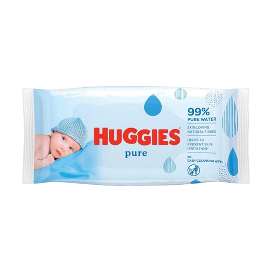 Huggies Pure We Wipes,56 wipes