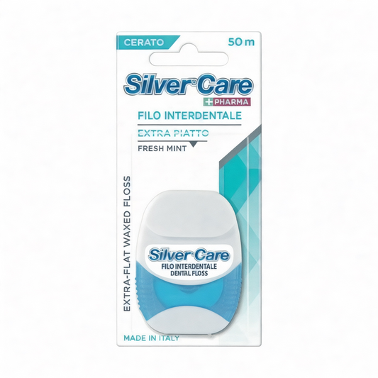 Silver Care Fresh Mint خيوط الأسنان
Dental Floss 50m