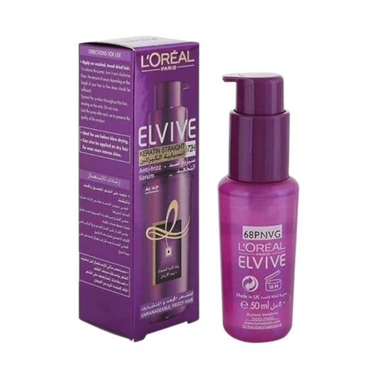 Loreal Elvive Keratin Straight Anti Frizz Serum 50ml