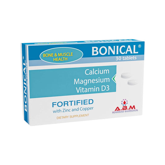 مكمل غذائي للعظام والأسنان Bonical
30 Tablets