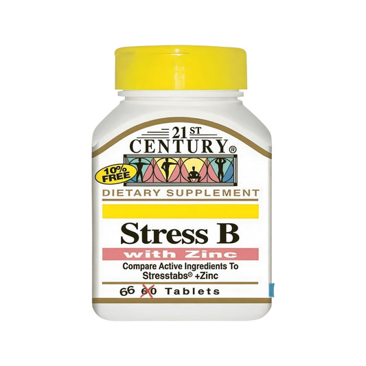 21st Century Stress B With Zinc 66 Tablet