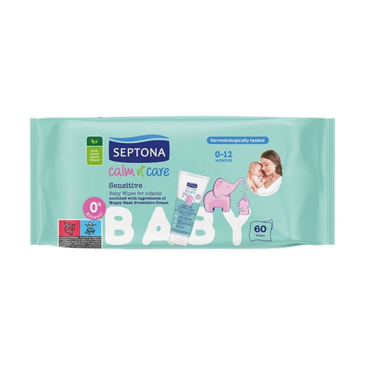 Septona Baby Wipe  Sensitive 60 Pce