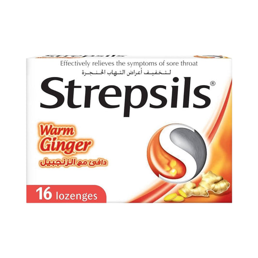 Strepsils Warm Ginger 16 Lozenges