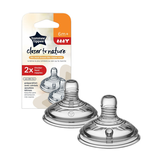 Tommee Tippee Closer To Nature 2x Thick Flow Teats