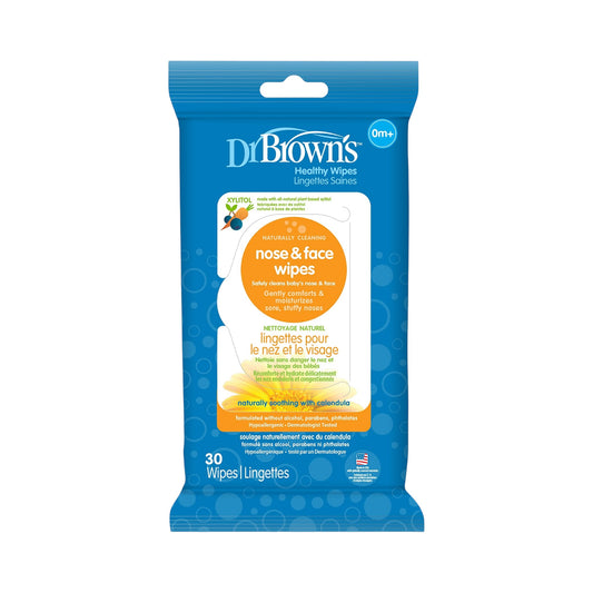 DrBrowns Nose & Face المناديل المبللة
Baby Wipes 30 Pcs