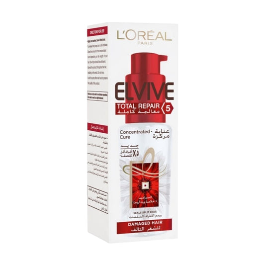 Loreal Elvive Total سيروم الشعر
Repair 5 Extreme Hair Serum 50ml
