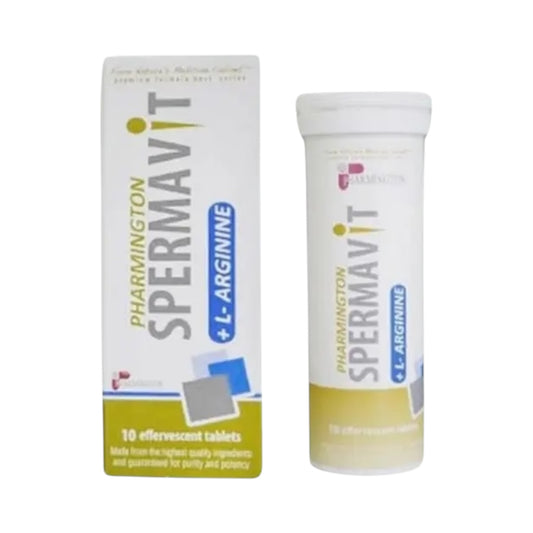 Pharmington Spermavit With Arginine 10 Effervescent Tablets