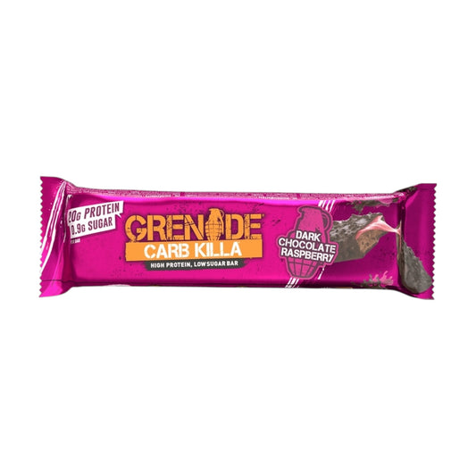 Grenade Dark Chocolate & Raspberry Protein Bar 60g