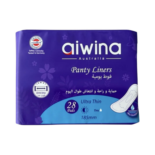 Aiwina Pads Panty Liners Extra Long (28pcs) 185mm