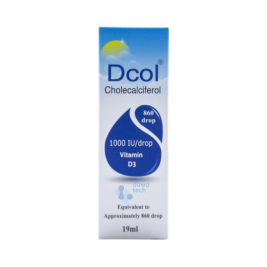 Dcol Vitamin D31000 IU فيتامين دال
19ml Drops