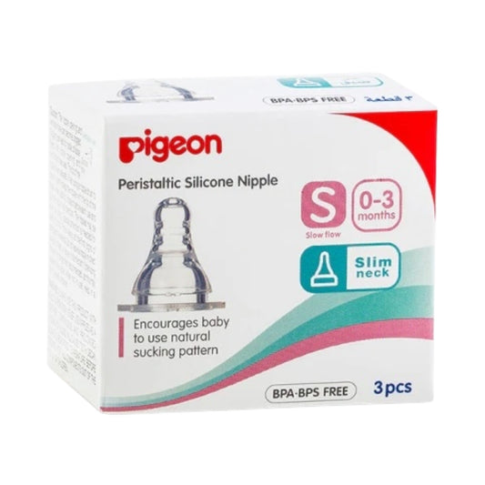Pigeon Silicone Nipple S-type 3pcs