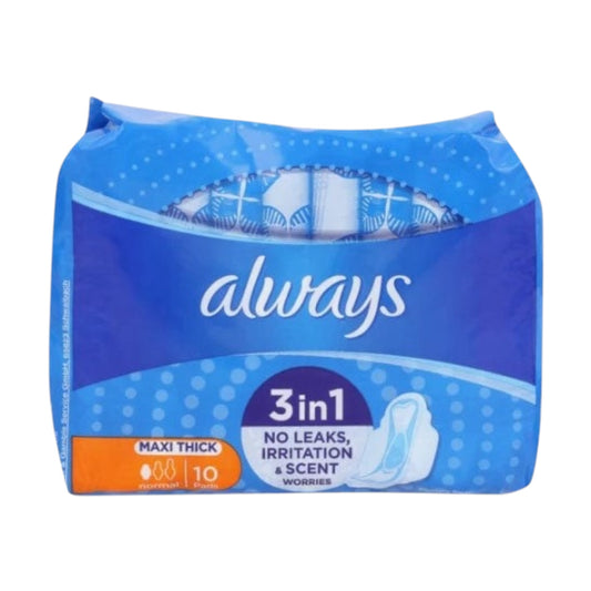 Always Maxi Thick Regular 10 Pads