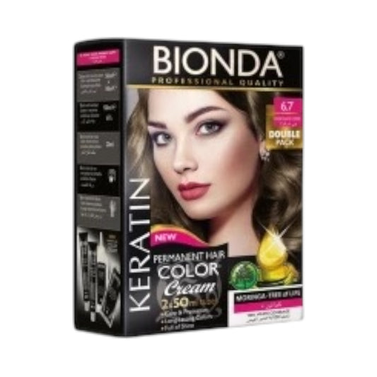 BIONDA PERMANENT HAIR COLOR
Nº 6.7