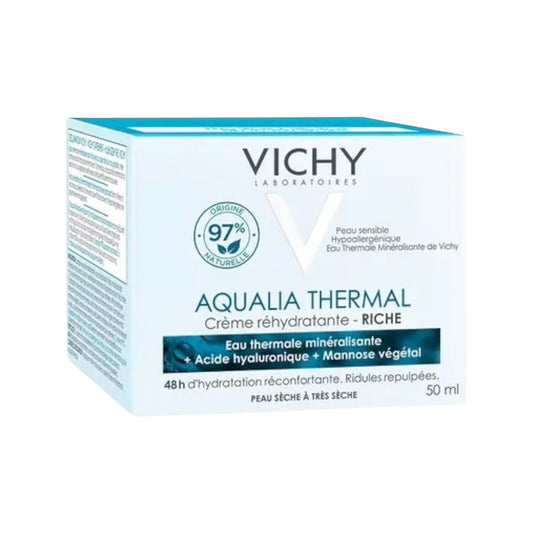 Vichy Face Cream Moisturizer for Dry Skin with H.A (Rich) 50ml