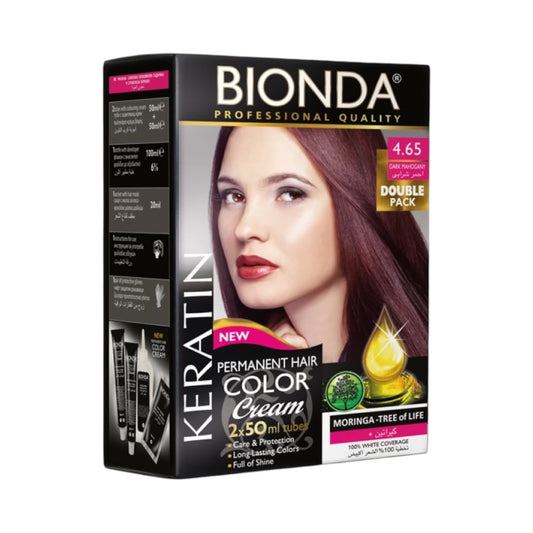 BIONDA PERMANENT HAIR COLOR
Nº 4.65