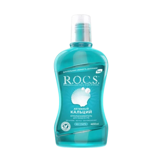 R.O.C.S. Mouthwash Active Calcium 400ml (Alchol