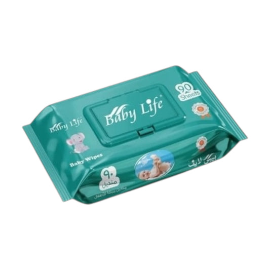 Baby Life Green Wipe 90